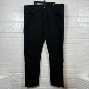 Levi's 522 Jeans Men W36 x L32 Black Denim Straight Leg Streetwear Grunge Skater